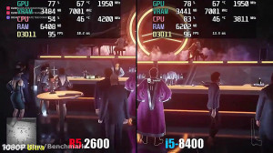 Ryzen 5 2600 vs i5 8400 (RTX 2...