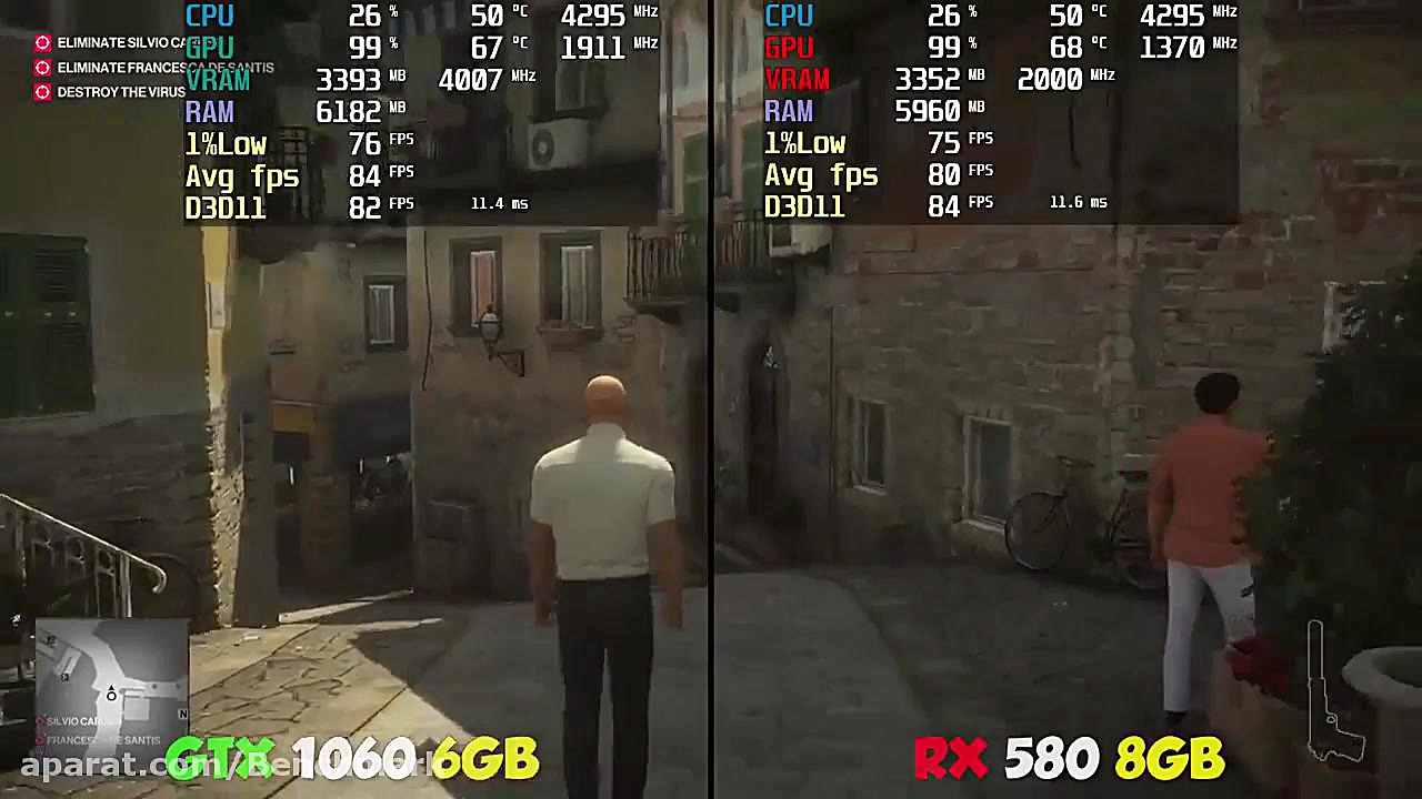 RX 580 vs GTX 1060 (Latest Dri...