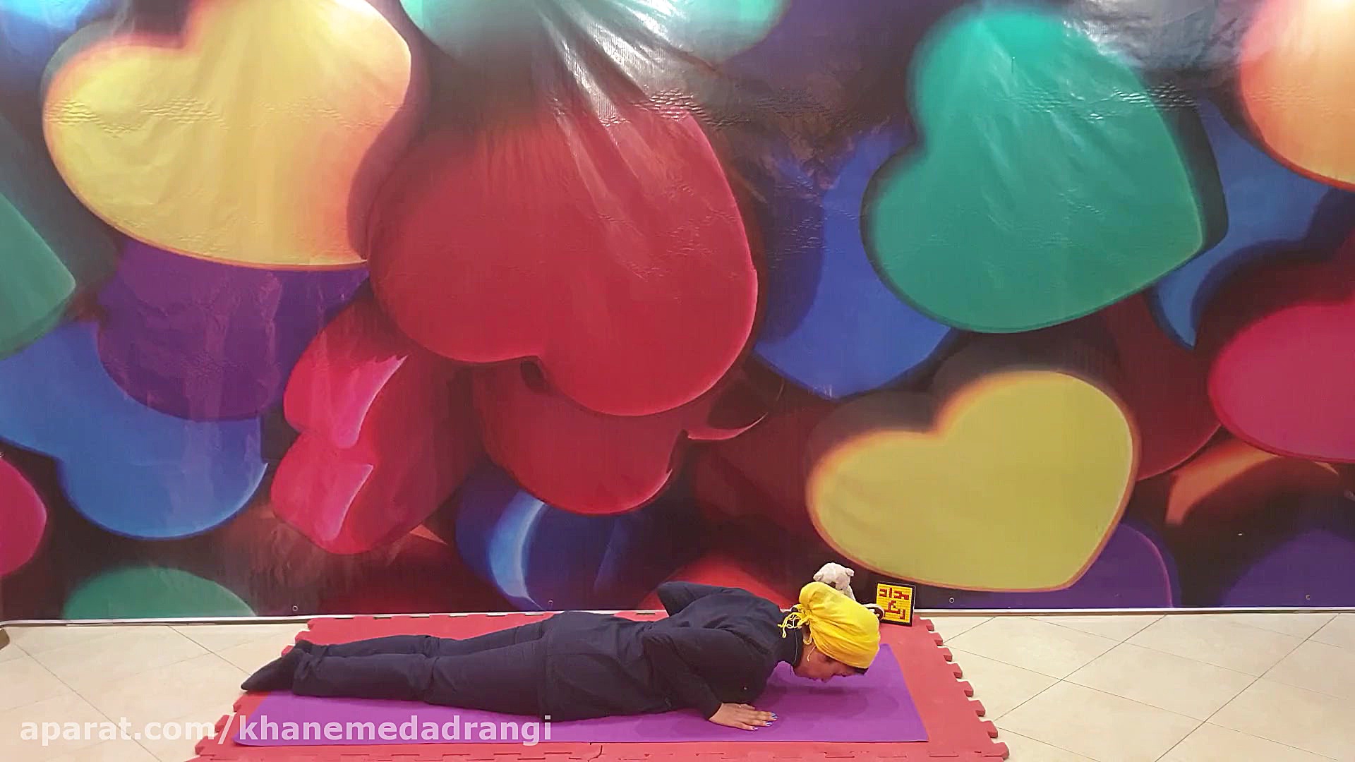 آموزش یوگا ( تنفس شکمی )  3