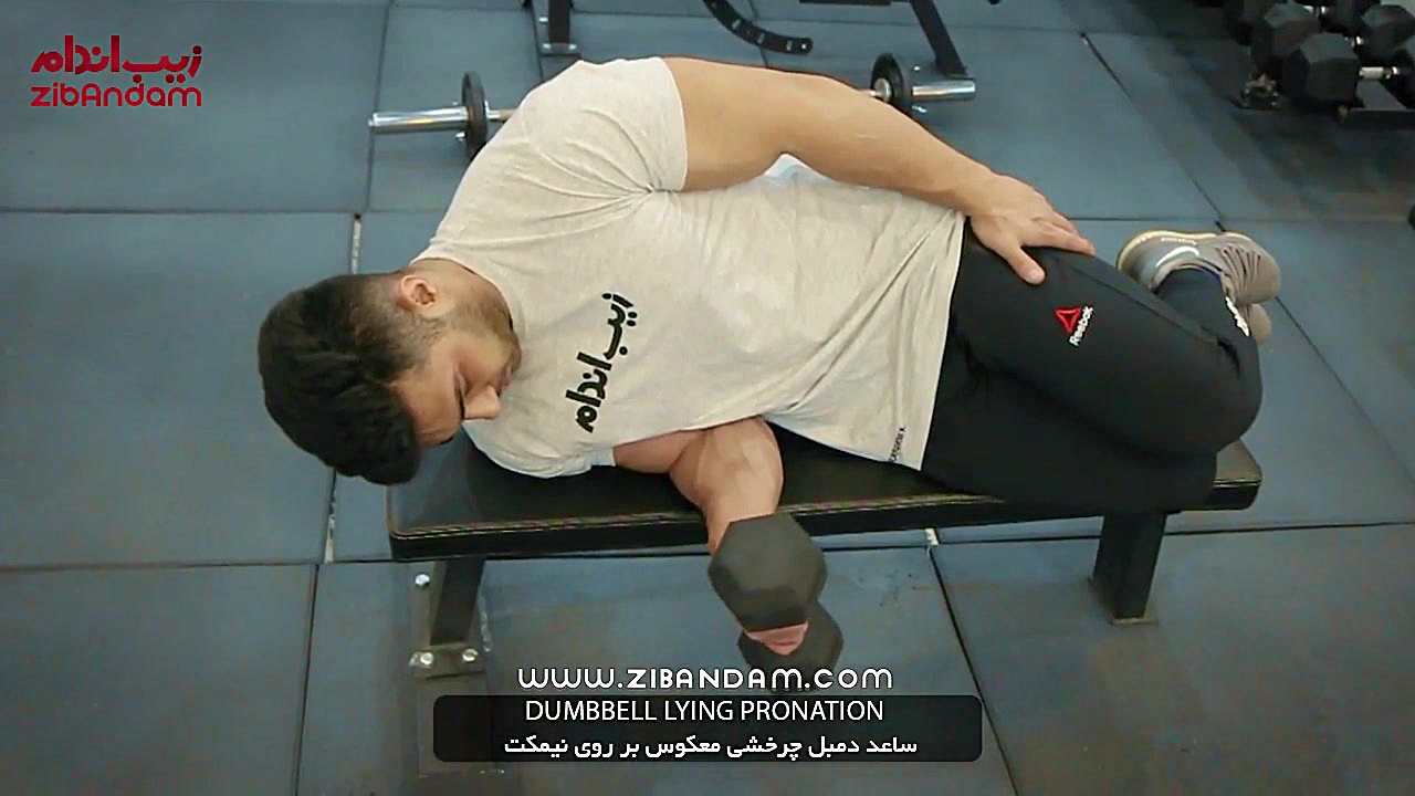 حرکات تمرینی بدنسازی  ساعد دمب...
