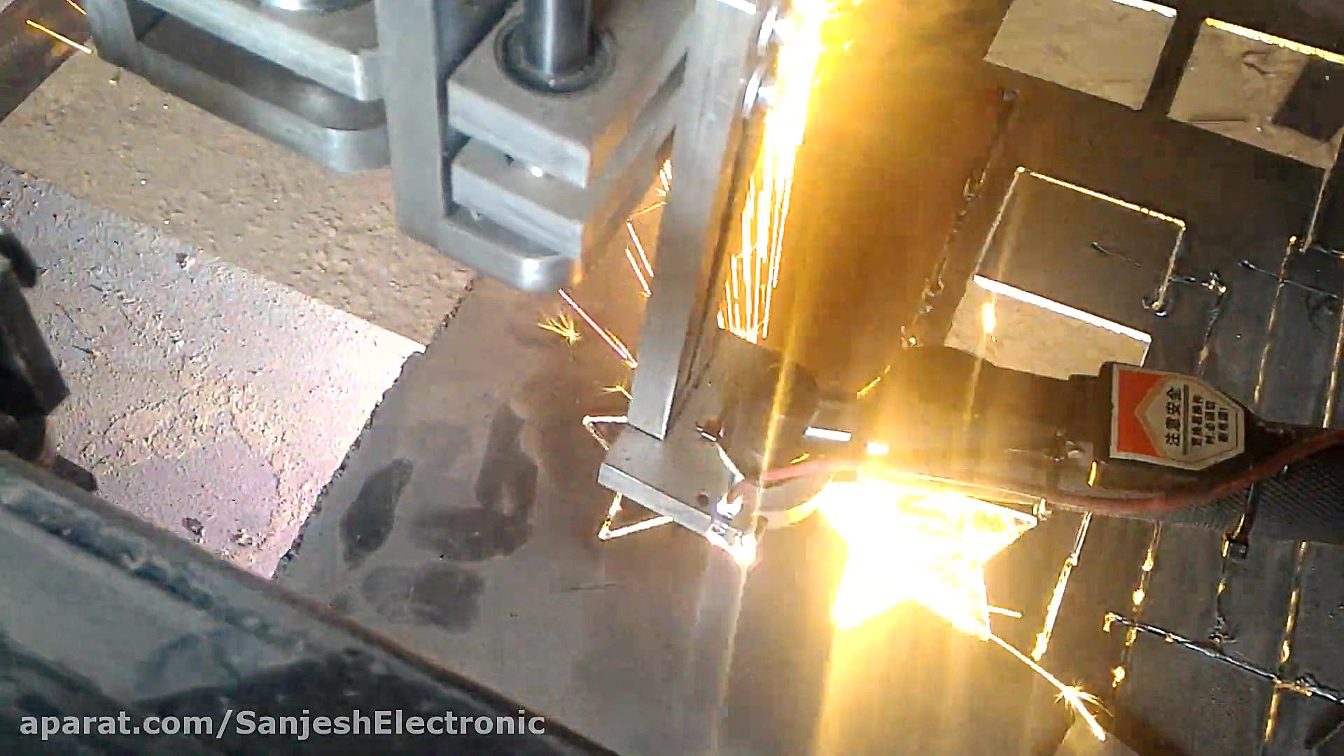 اولین تست برش سی ان سی پلاسما