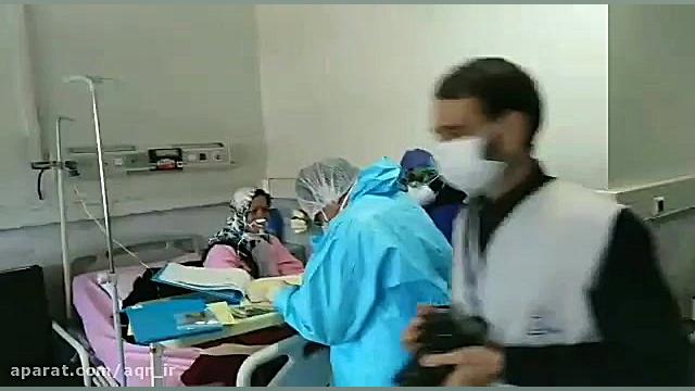 لحظاتی از حضور خادمیاران امام...