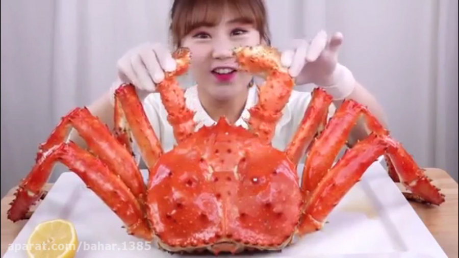 چالش غذا خوری (خرچنگ 31 کیلویی...