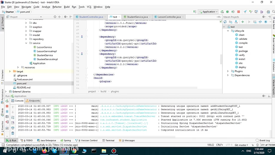 قسمت نهم spring boot