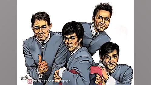 کلیپ جالب از بروسلی، جکی چان،...