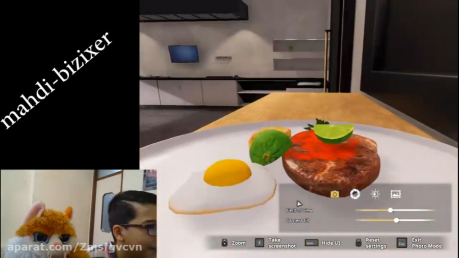 آموزش پخت استیک در بازی آشپزی...