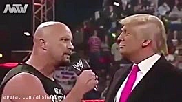 صدا گذاری خنده دار ترامپ در مو...