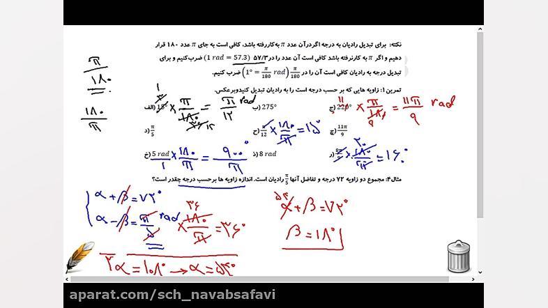 تدریس حسابان یازدهم مبحث مثلثا...