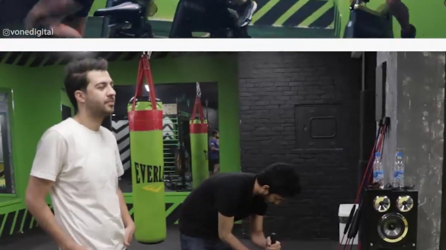 پشت صحنه ساخت تیزر تبلیغاتی با...