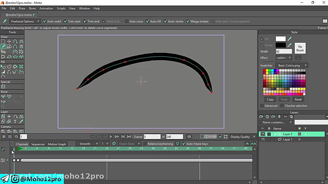 انیمیت فریم به فریم در موهو  ق...