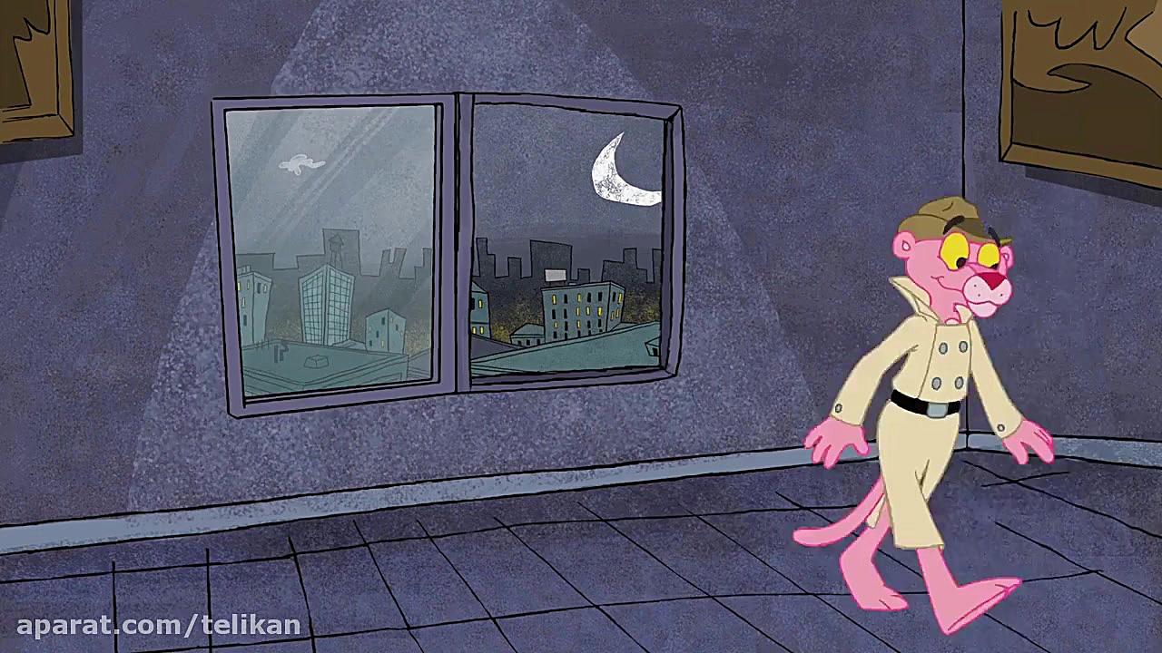 کارتون پلنگ صورتی | پلنگ