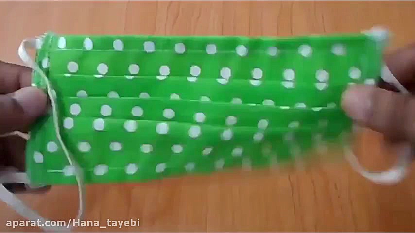 روش دوختن ماسک پارچه ای در خان...