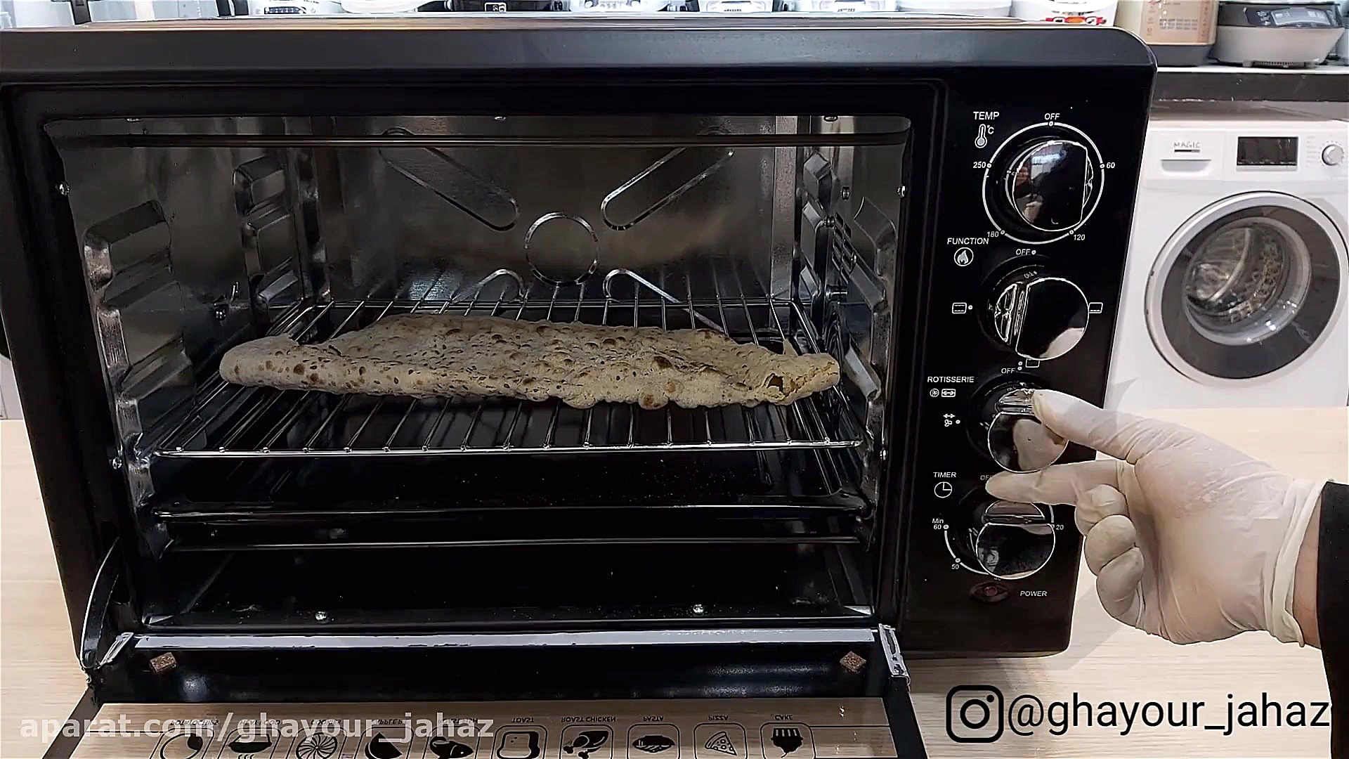 گرم کردن نان برای مقابله با کر...