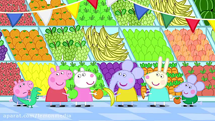 کارتون پپا پیگ  بازی کردن