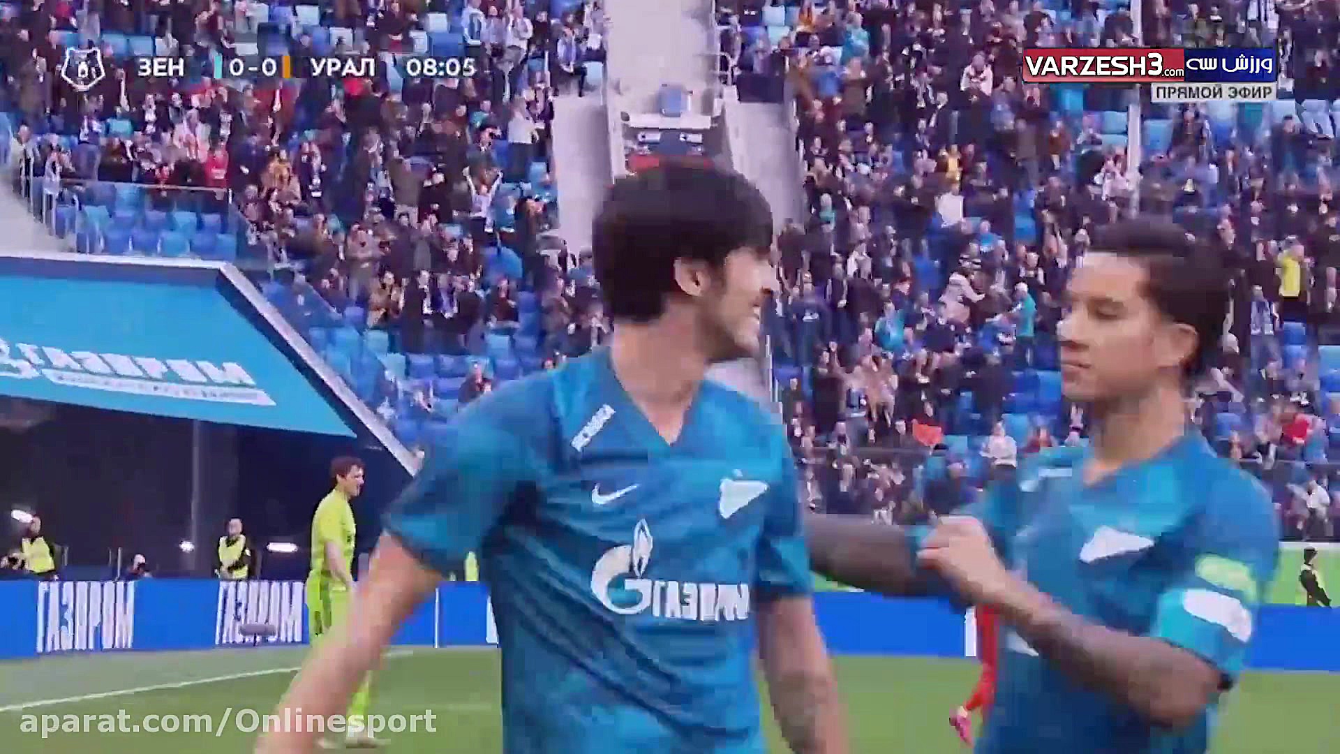 گل اول زنیت به اورال توسط سردا...