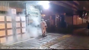 ادامه عملیات ضدعفونی شهر برای...