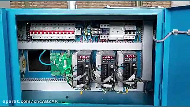 دستگاه cnc خراطی شرکت برنا ابز...