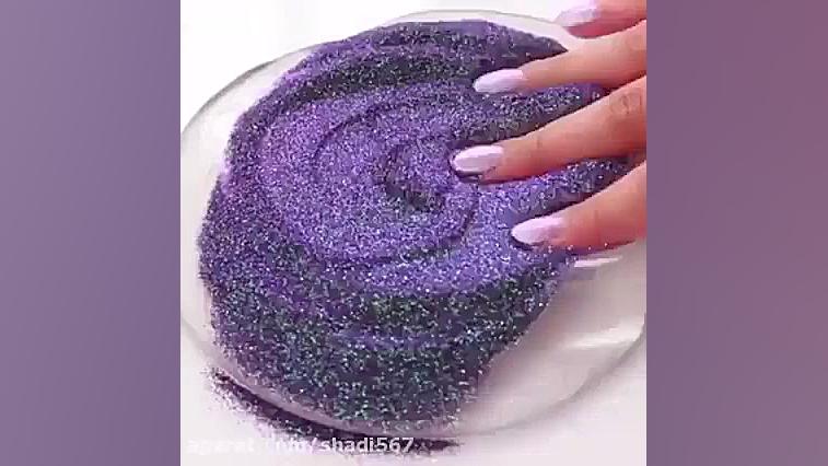 بازی با اسلایم گلکسی خوشگل