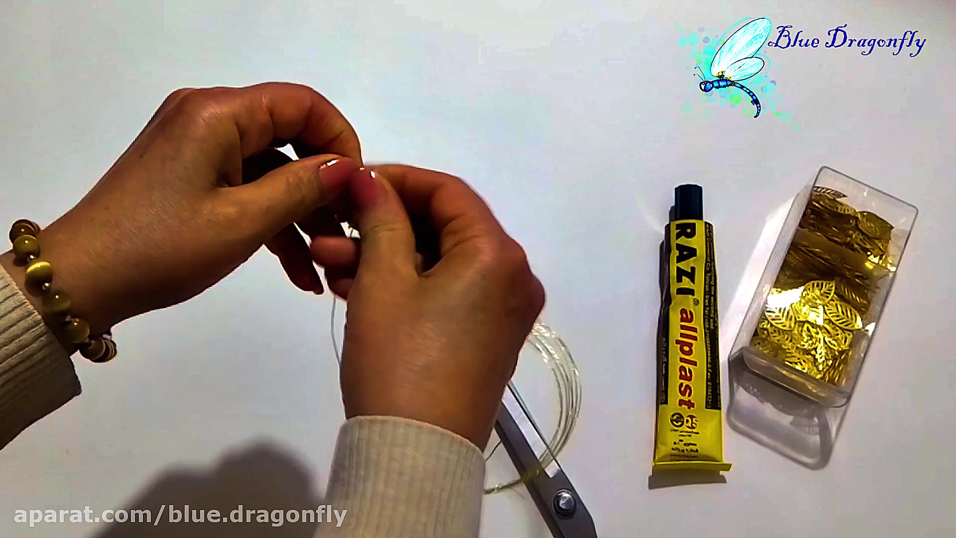 آموزش ریسه طلایی برای تزیین سف...