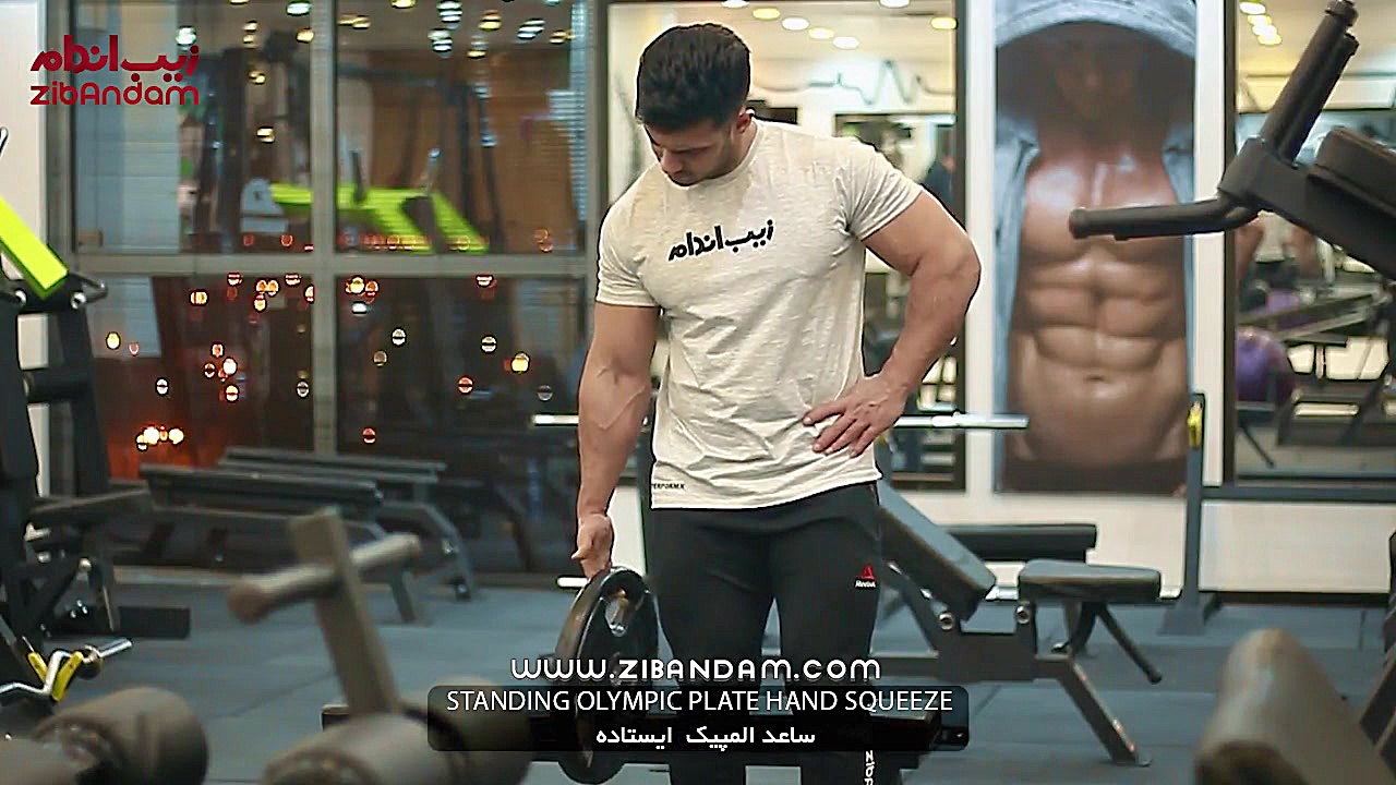 حرکات تمرینی بدنسازی  ساعد الم...