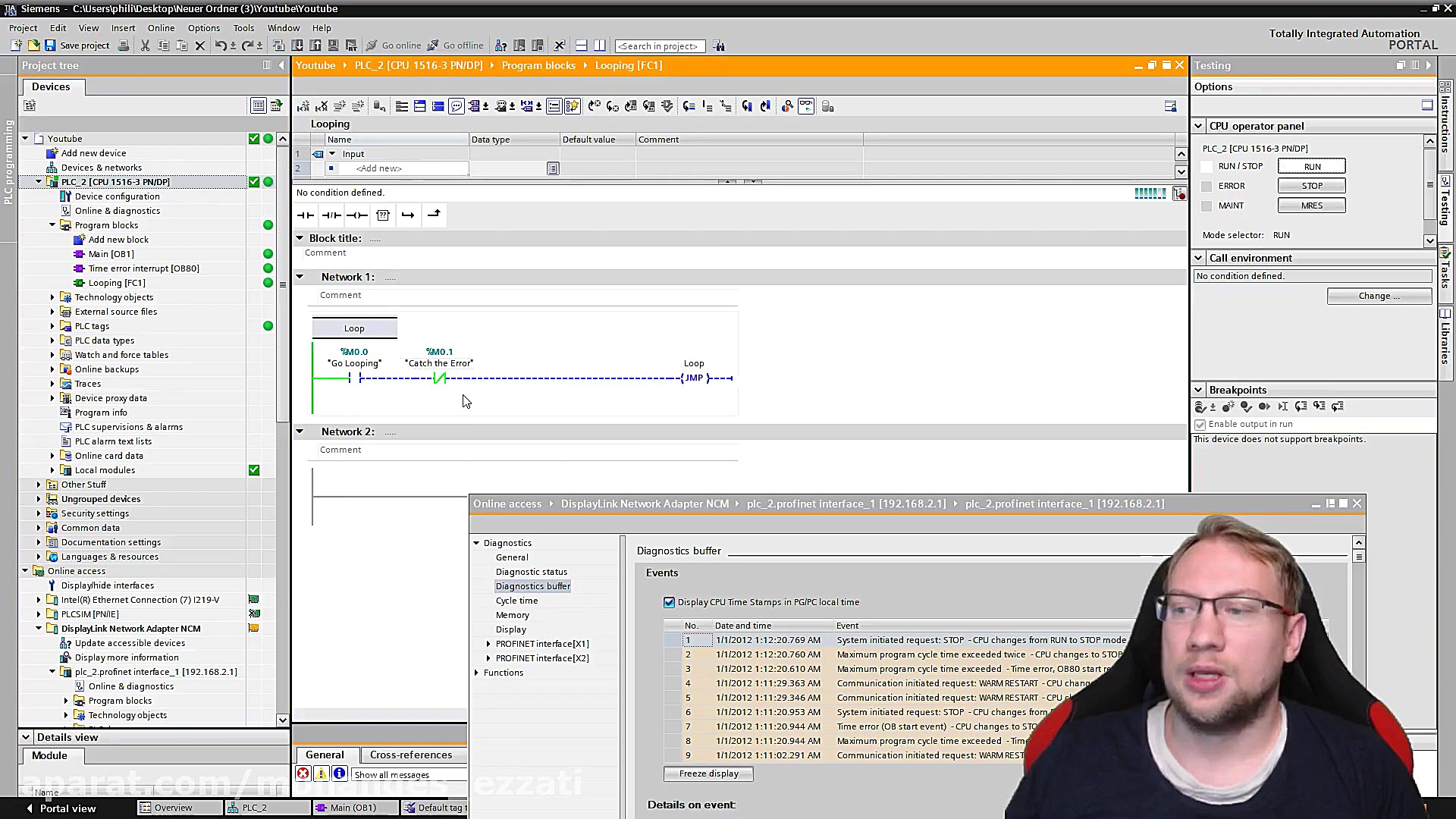 OB80  Time Error Interrupt