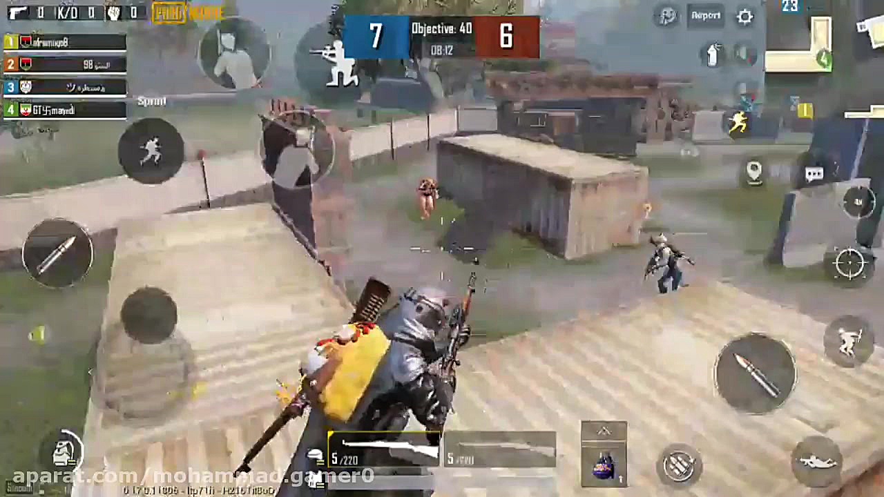 پابجی موبایل : tdm بازی کردن