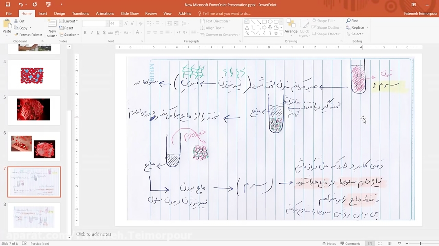 زیست هفتم. مرور و جمع بندی