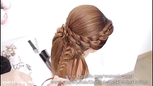 آموزش بافت مو وشینیون عروس ایر...