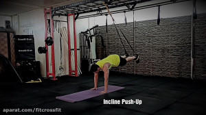 شنا بالا سینه INCLINE PUSH UP
