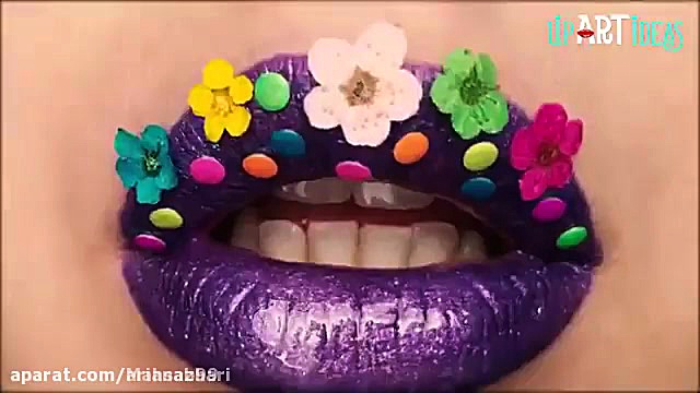 آموزش آرایش لب عروس شماره 5498