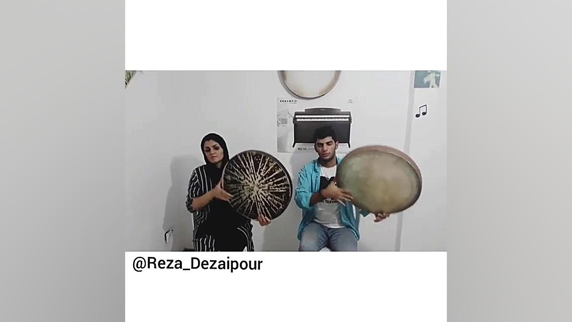 دو نوازی دف رضا دزائی پور با ه...