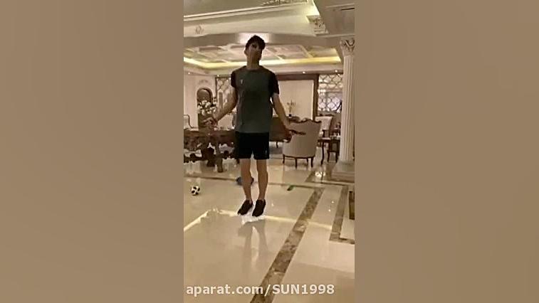 سرگرمی بیرانوند در قرنطینه