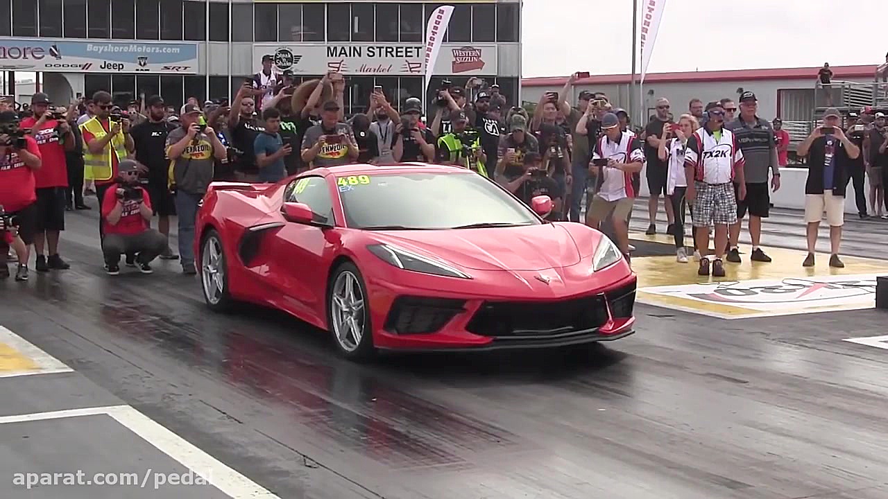 درگ شورولت کوروت جدید با تویوت...