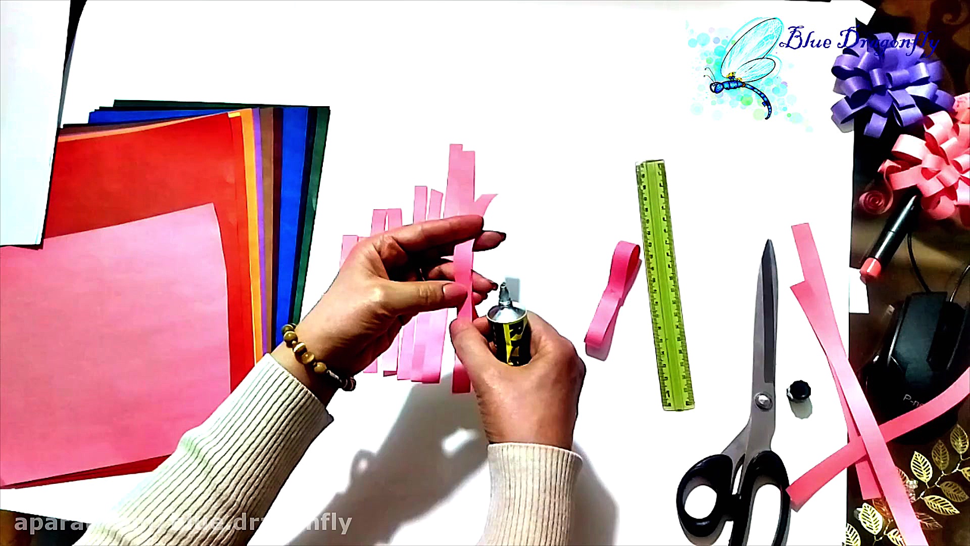 آموزش گل کاغذی برای تزیین سفره...