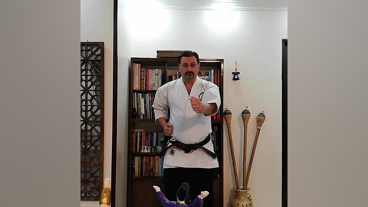 تمرین کاراته در منزل
