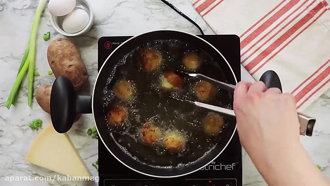 طرز تهیه سیب زمینی سوخاری سبزی...