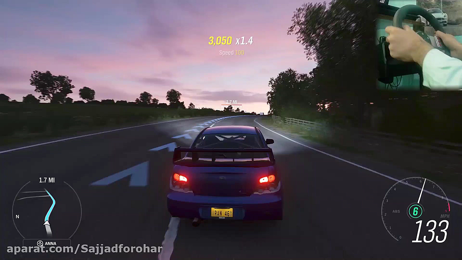 پارت 3 فورزا 4 سوبارو فوقالعاد...