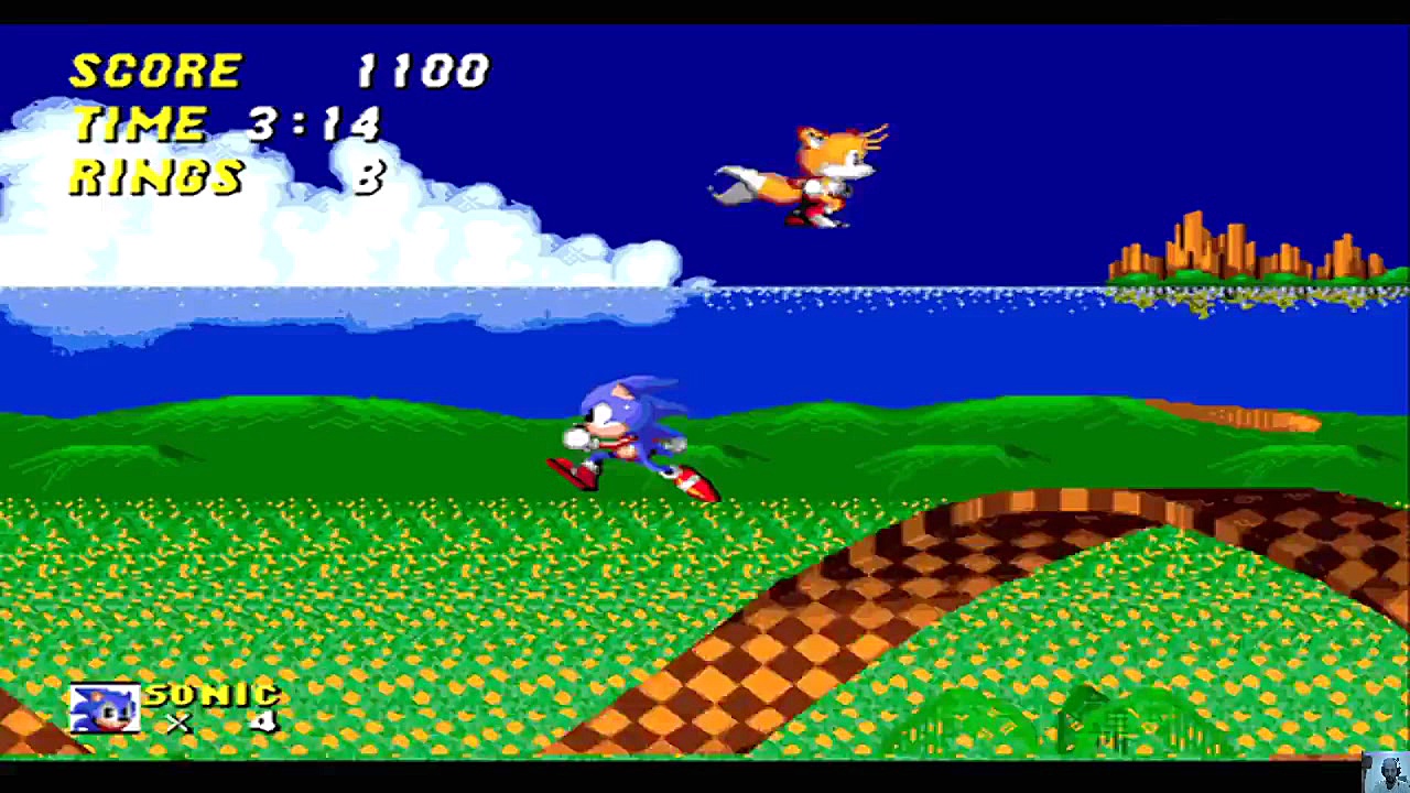 سونیک۲ (sonic2)  مرحله ۱ و ۲