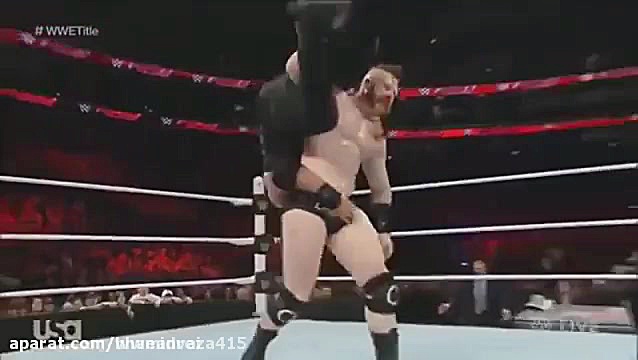 مسابقه رومن وشیمس سرکمربند جها...