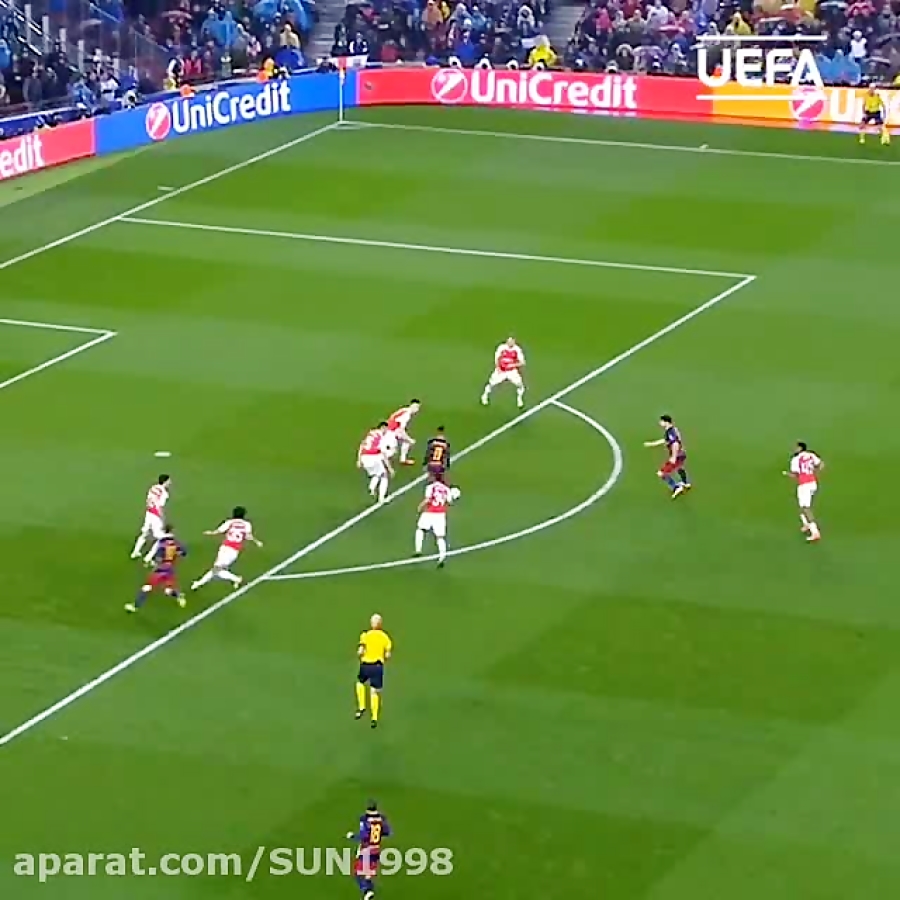 گل زیبای سوارز در لیگ قهرمانان...