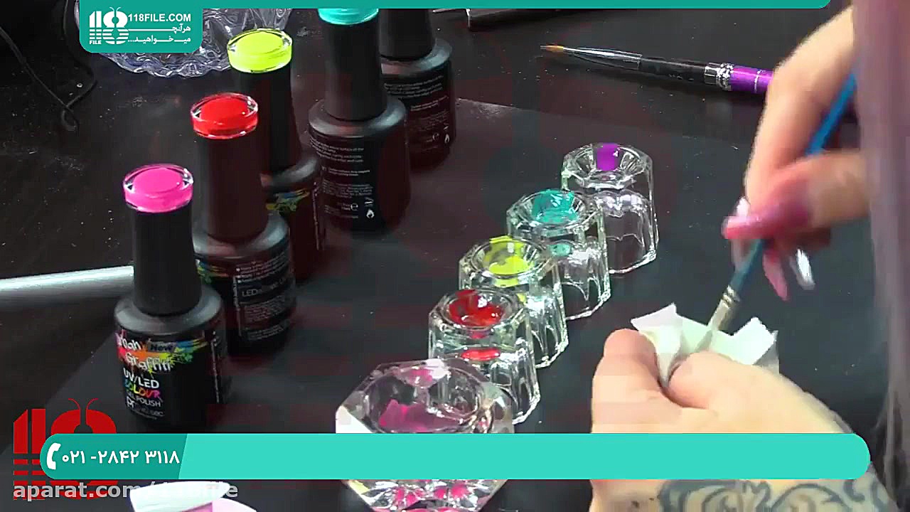 آموزش طراحی ناخن | آموزش کاشت...