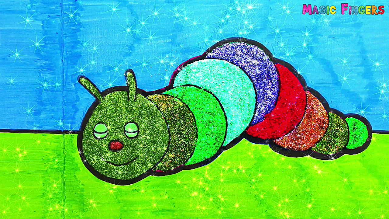 آموزش نقاشی به کودکان  کرم خاک...