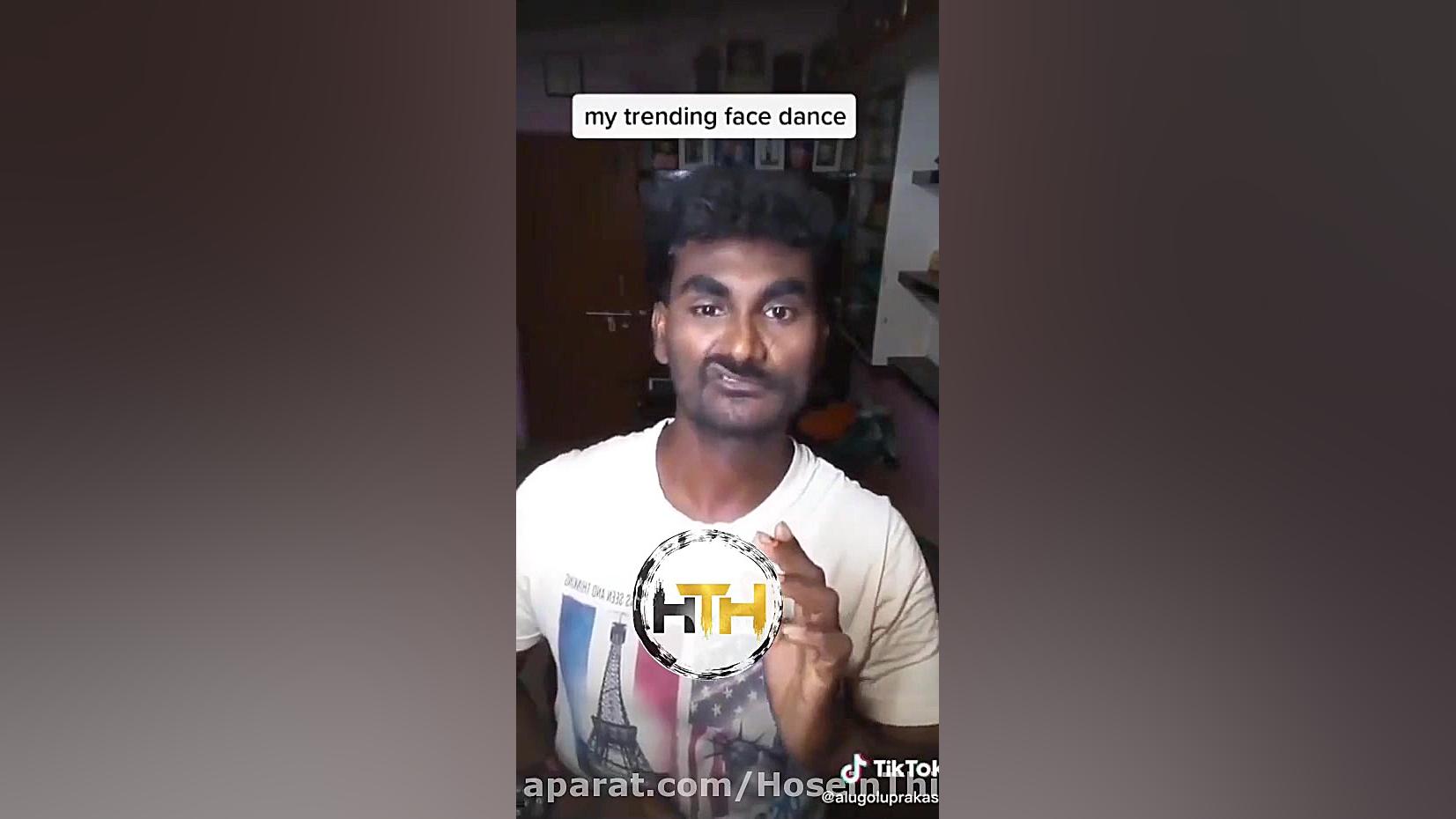 چالش حرکات صورت با اهنگ