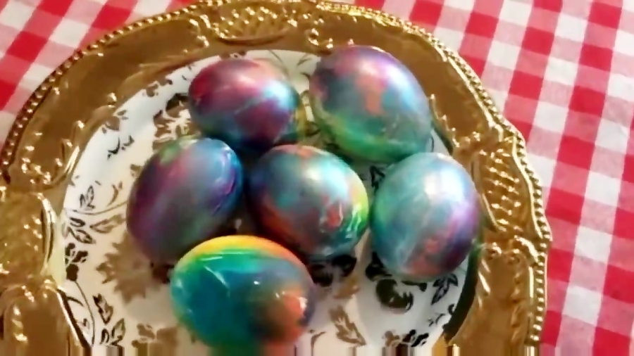 آموزش رنگ کردن تخم مرغ های هفت...