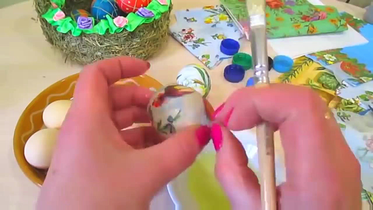 آموزش رنگ کردن تخم مرغ های هفت...