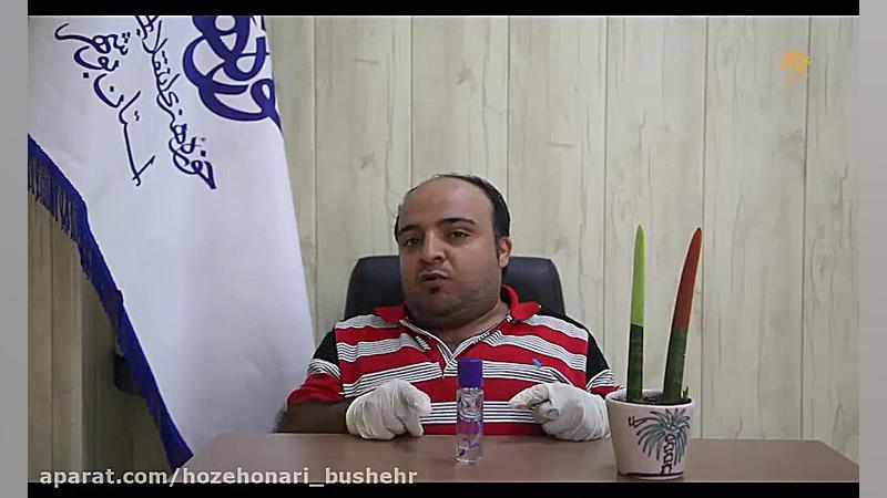 امین چاه شوری هنرمند استان بوش...