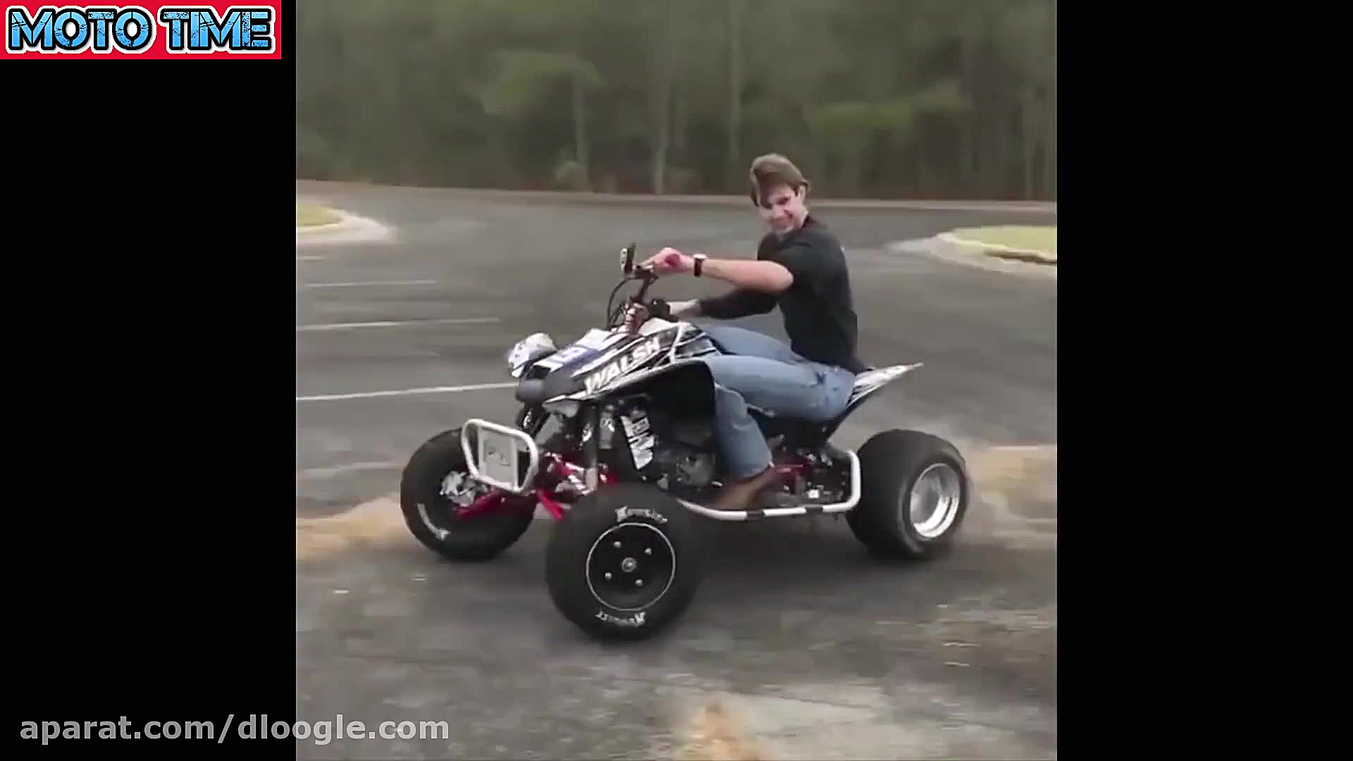 لحظه های دیوانه کننده موتور سو...