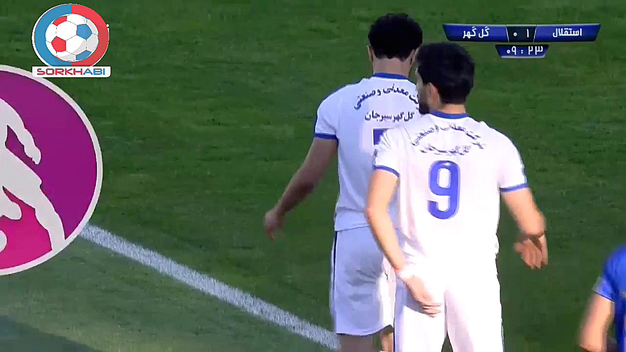 پنالتی بحث برانگیز گل گهر سیرج...