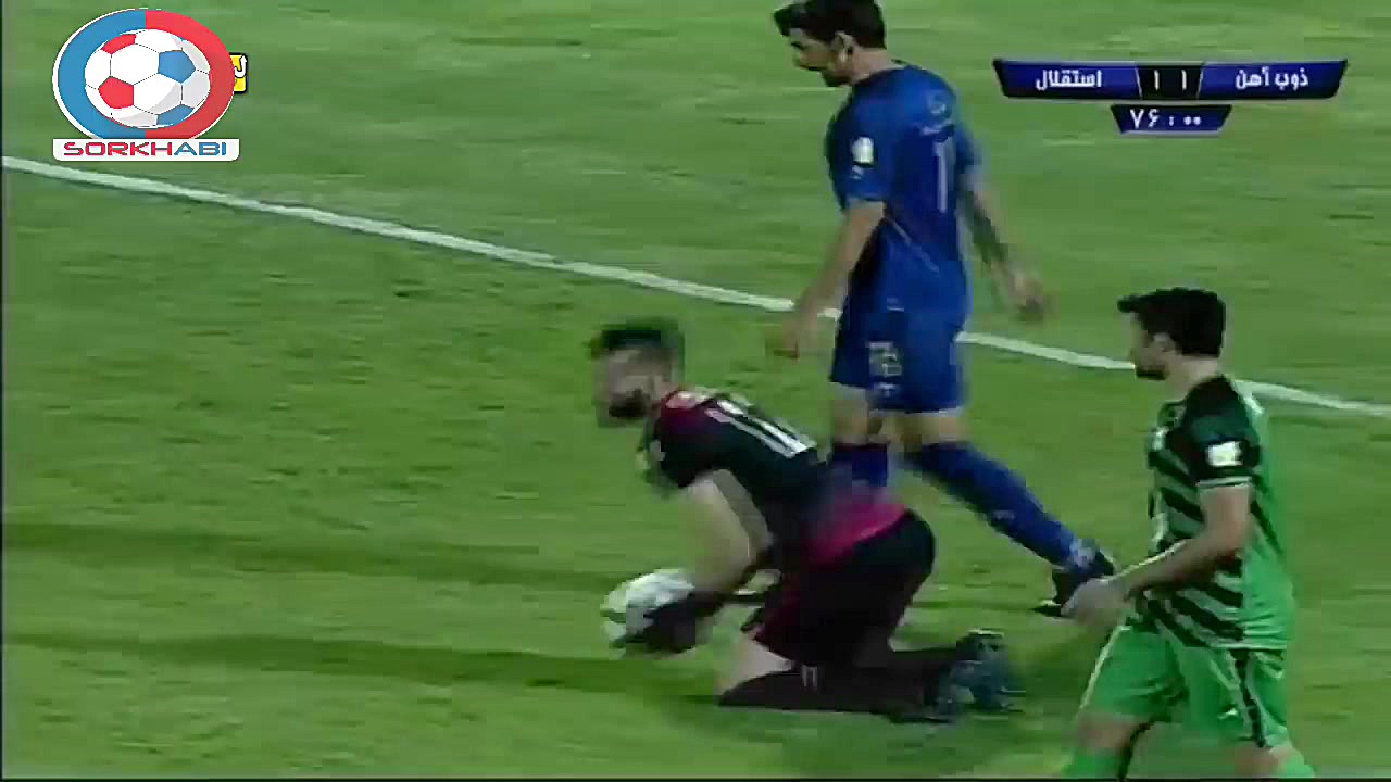 خلاصه بازی پرگل و تماشایی ذوب...