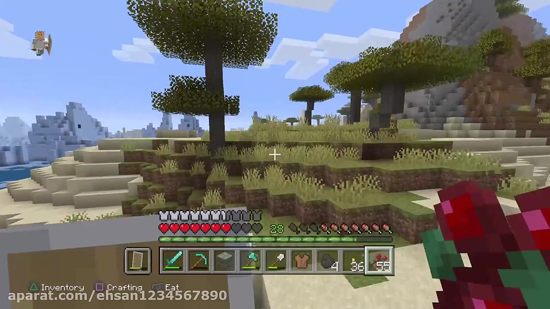 گیم پلی از بازی ماین کرافت سرو...